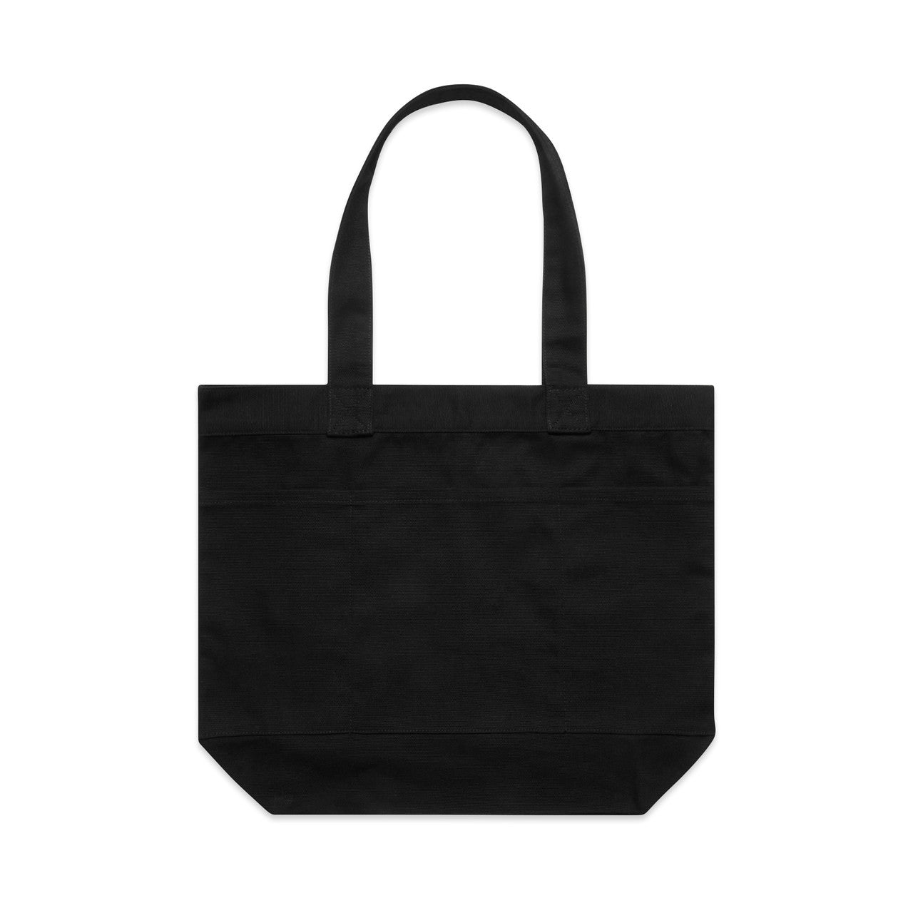 AS Colour Pocket Tote Bag - Black