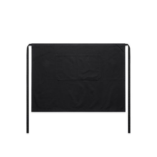 AS Colour Canvas Half Apron - Black - OS