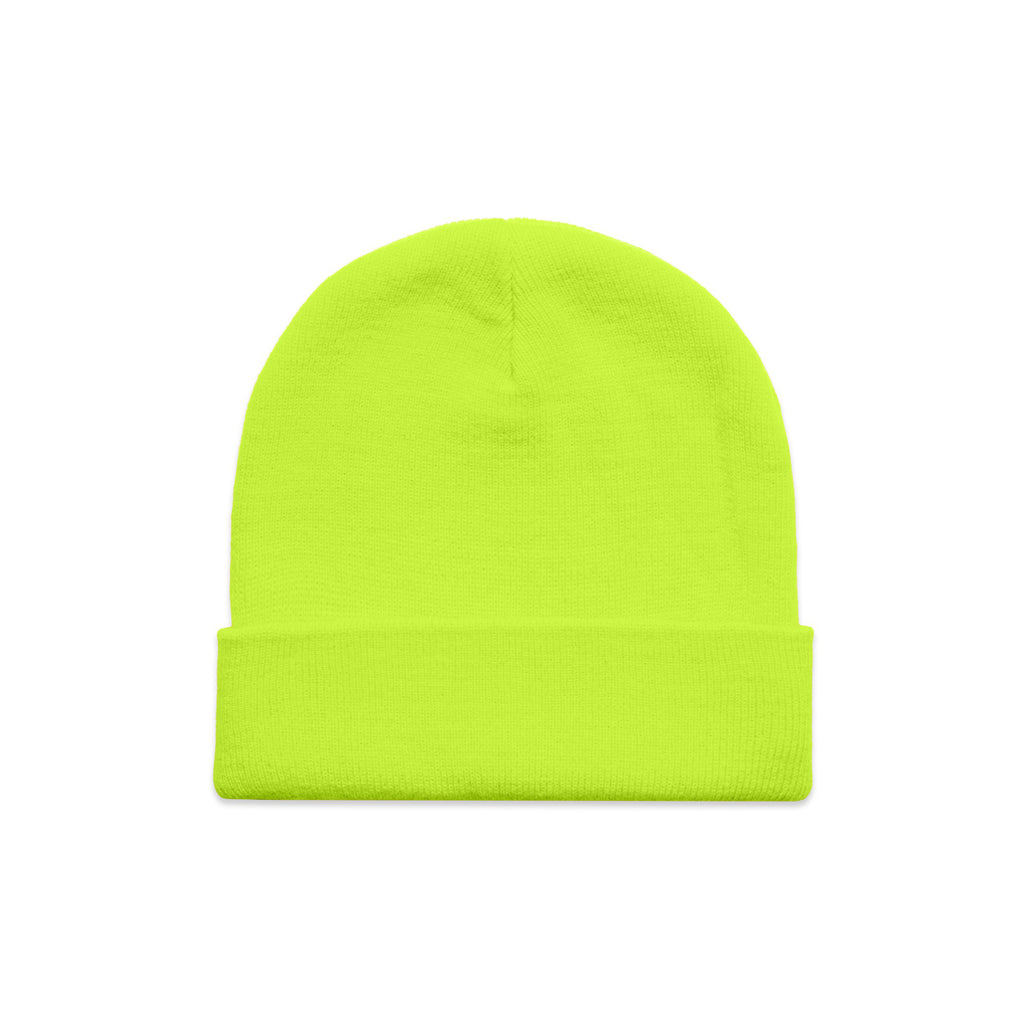 AS Colour Cuff Safety Beanie - Safety Yellow