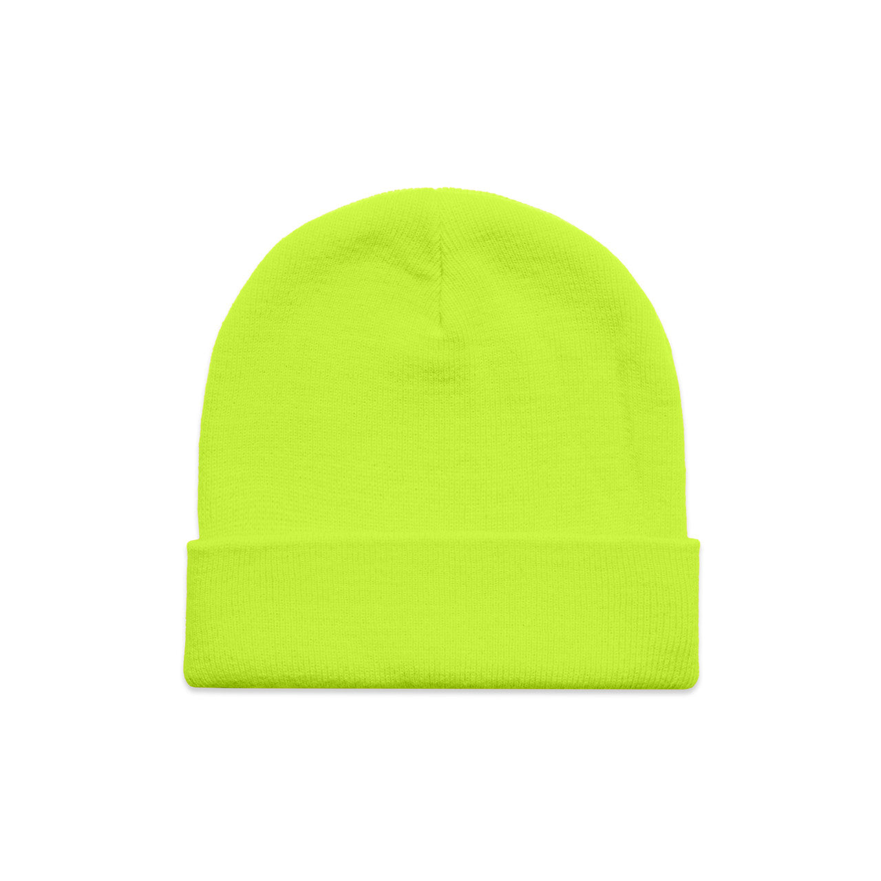 AS Colour Cuff Safety Beanie - Safety Yellow