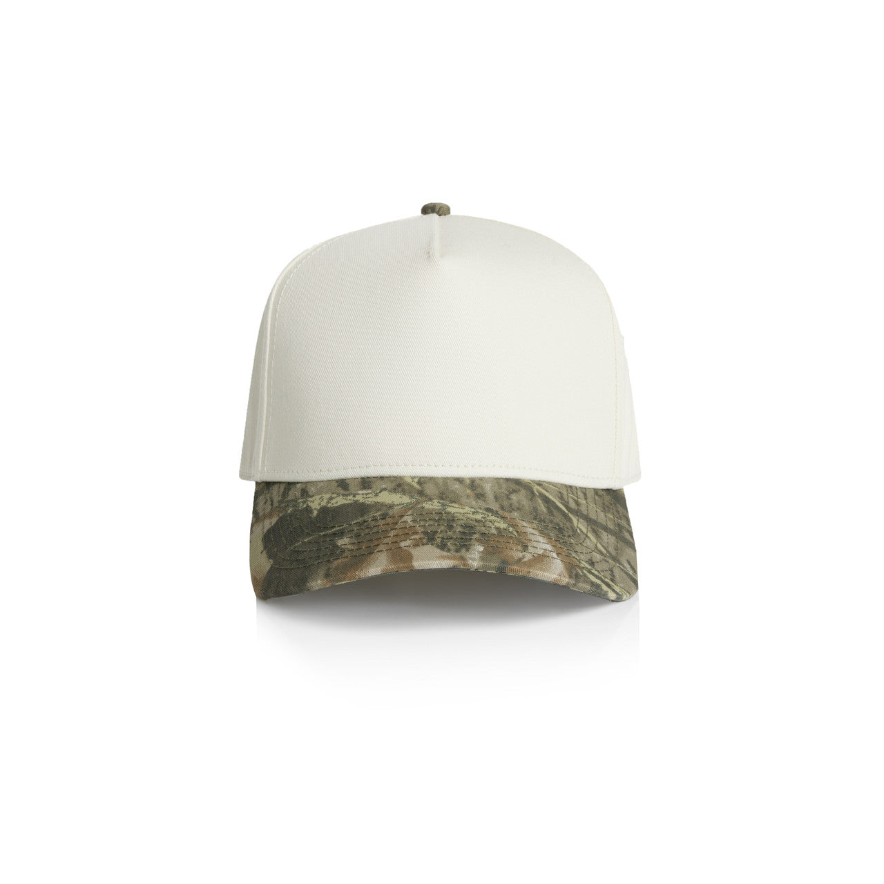 Frame Two-Tone Camo Cap | 1165C - BLACK/TREE CAMO