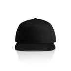 Stock 7-Panel Cap | 1184 - BLACK