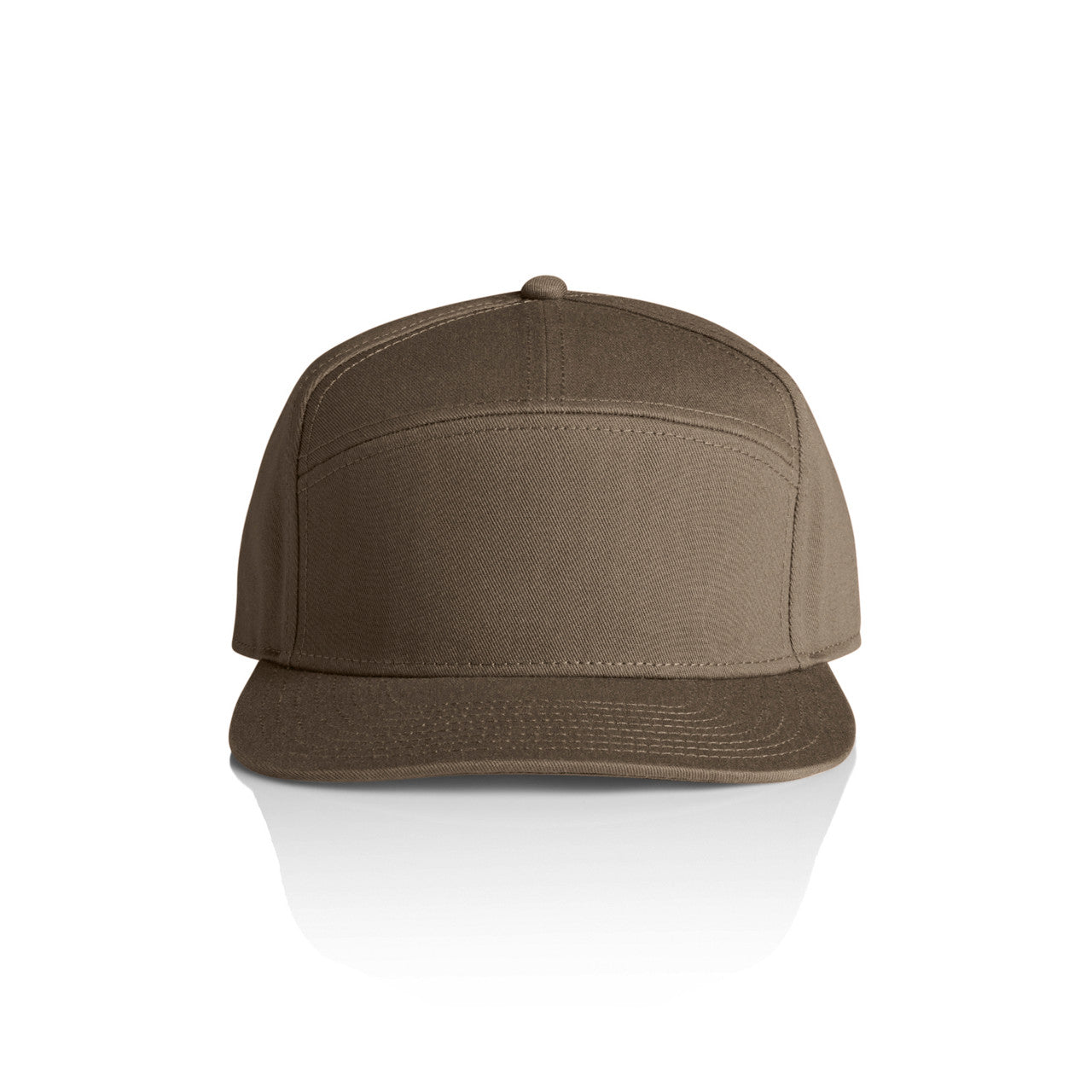 Stock 7-Panel Cap | 1184 - WALNUT