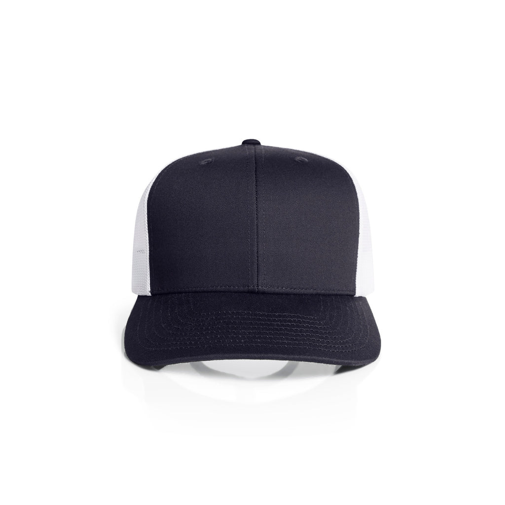 Mesh Contrast Trucker Cap | 1191 - INK BLUE/WHITE