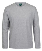L/S NON CUFF TEE - 13% MARLE