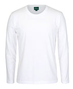 L/S NON CUFF TEE - WHITE