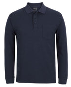 210 L/S POCKET POLO - NAVY