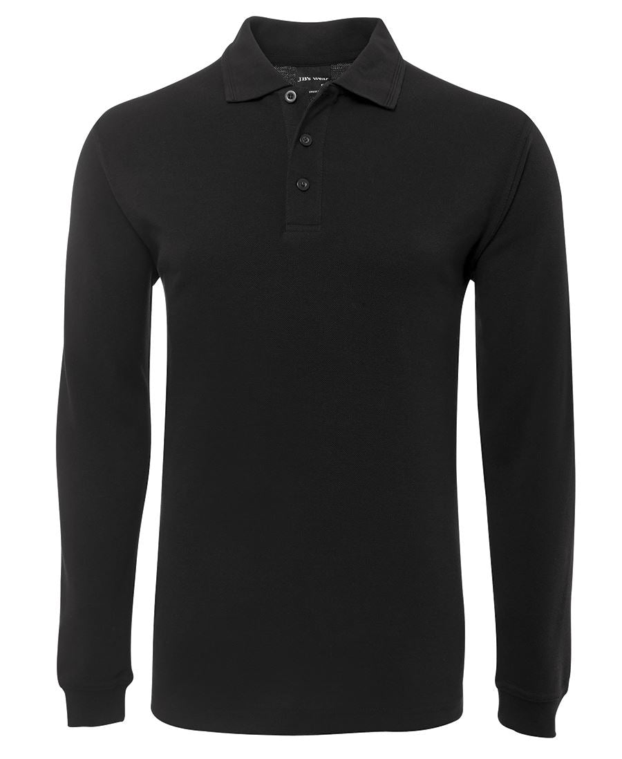 L/S POLO - BLACK