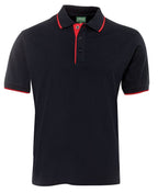 TIPPING POLO - NAVY/RED