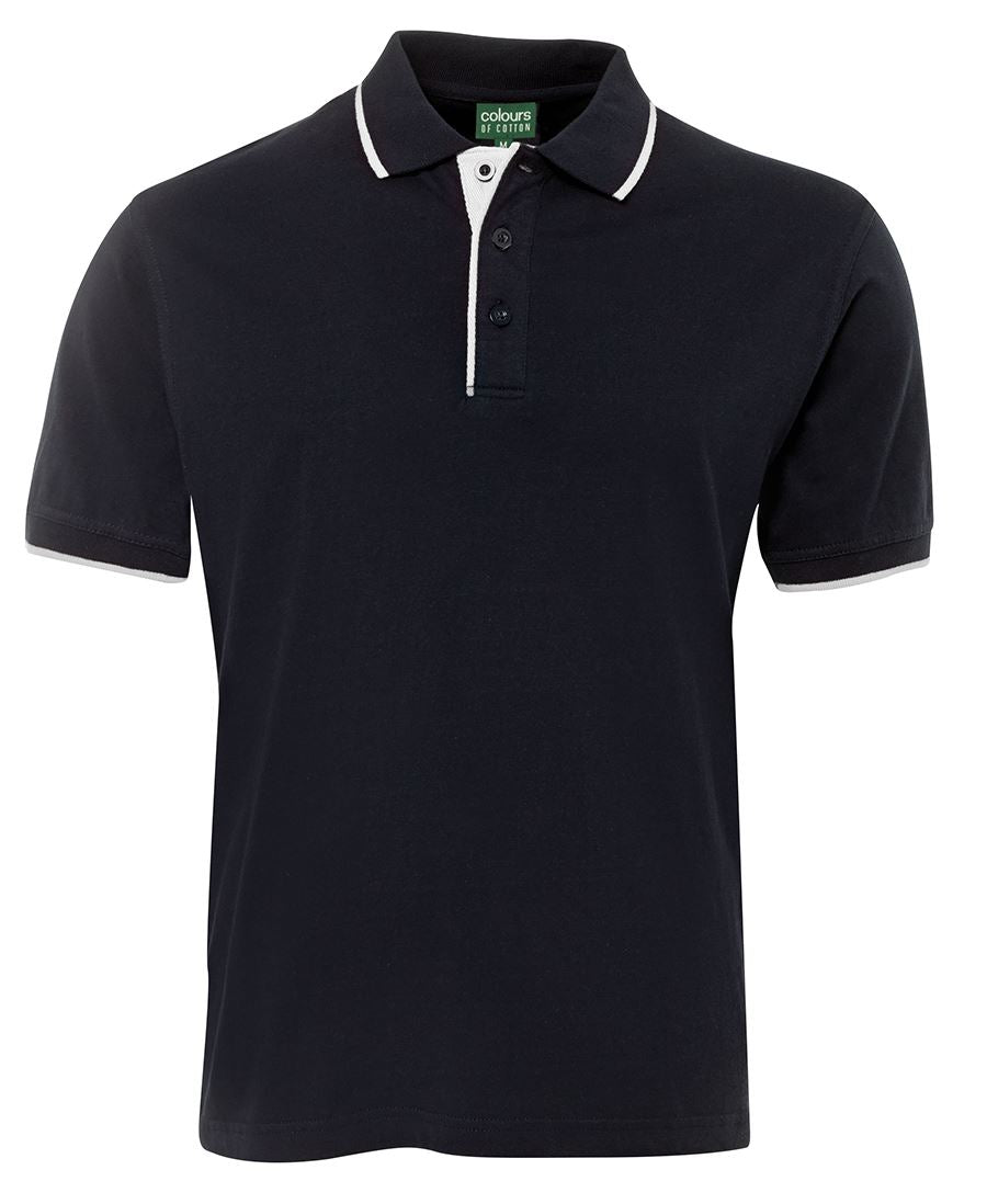 TIPPING POLO - NAVY/WHITE