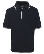 KIDS CONTRAST POLO - NAVY/WHITE