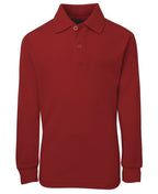 KIDS L/S 210 POLO - RED