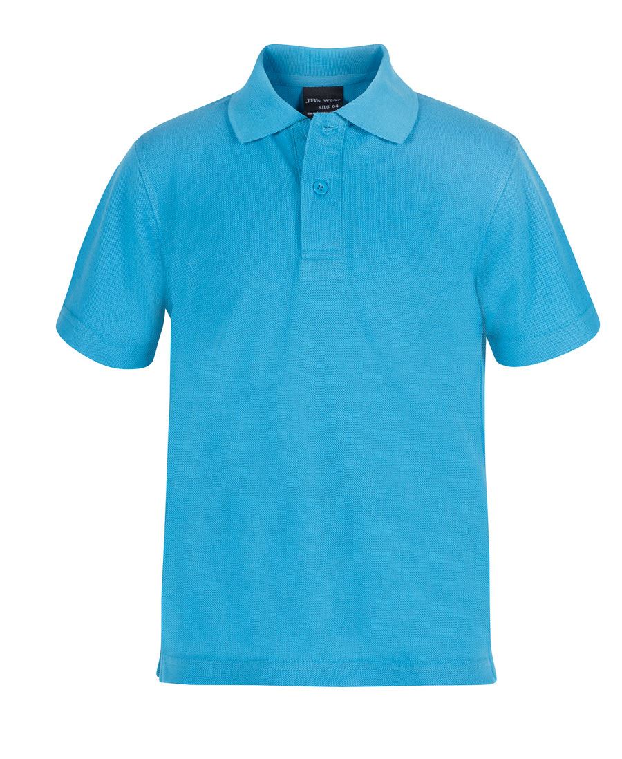 KIDS S/S 210 POLO - AQUA