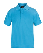 KIDS S/S 210 POLO - AQUA