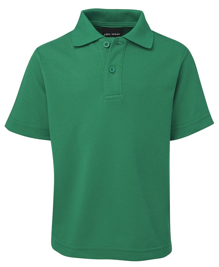 KIDS S/S 210 POLO - KELLY GREEN