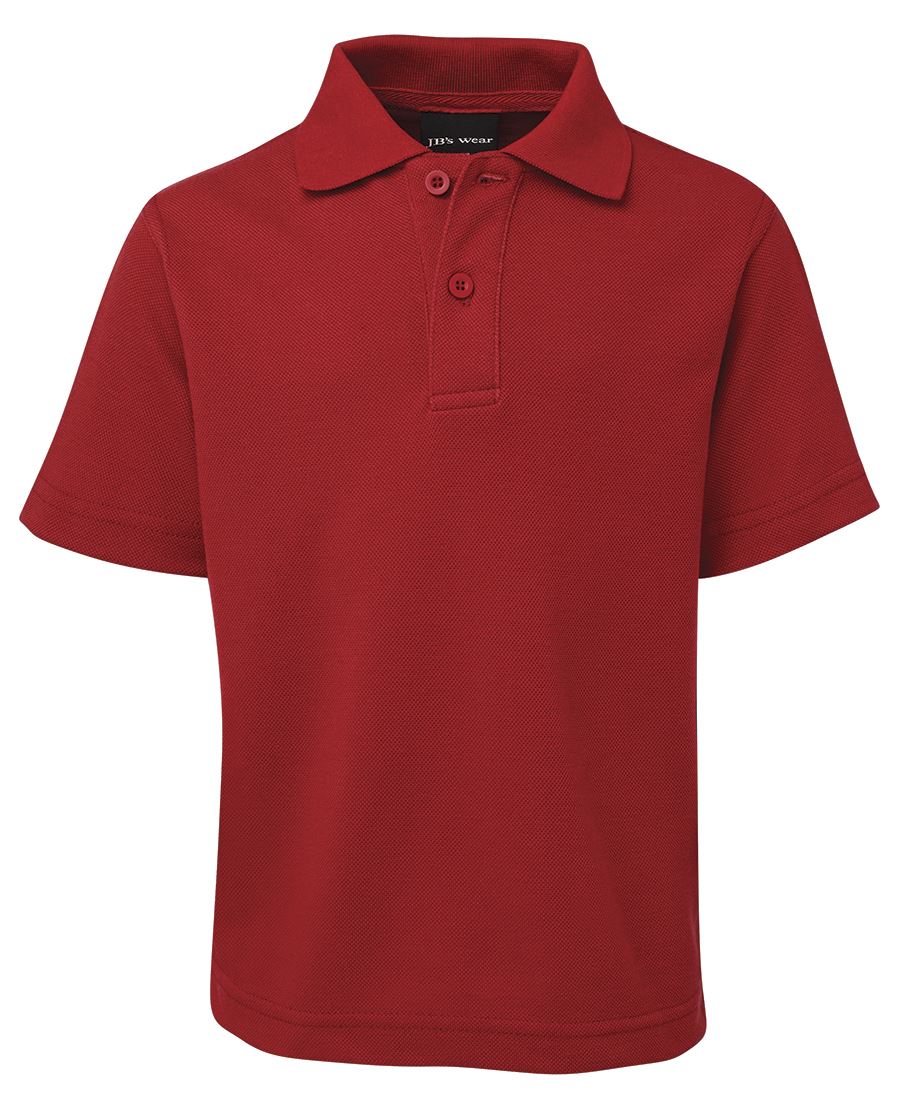 KIDS S/S 210 POLO - RED