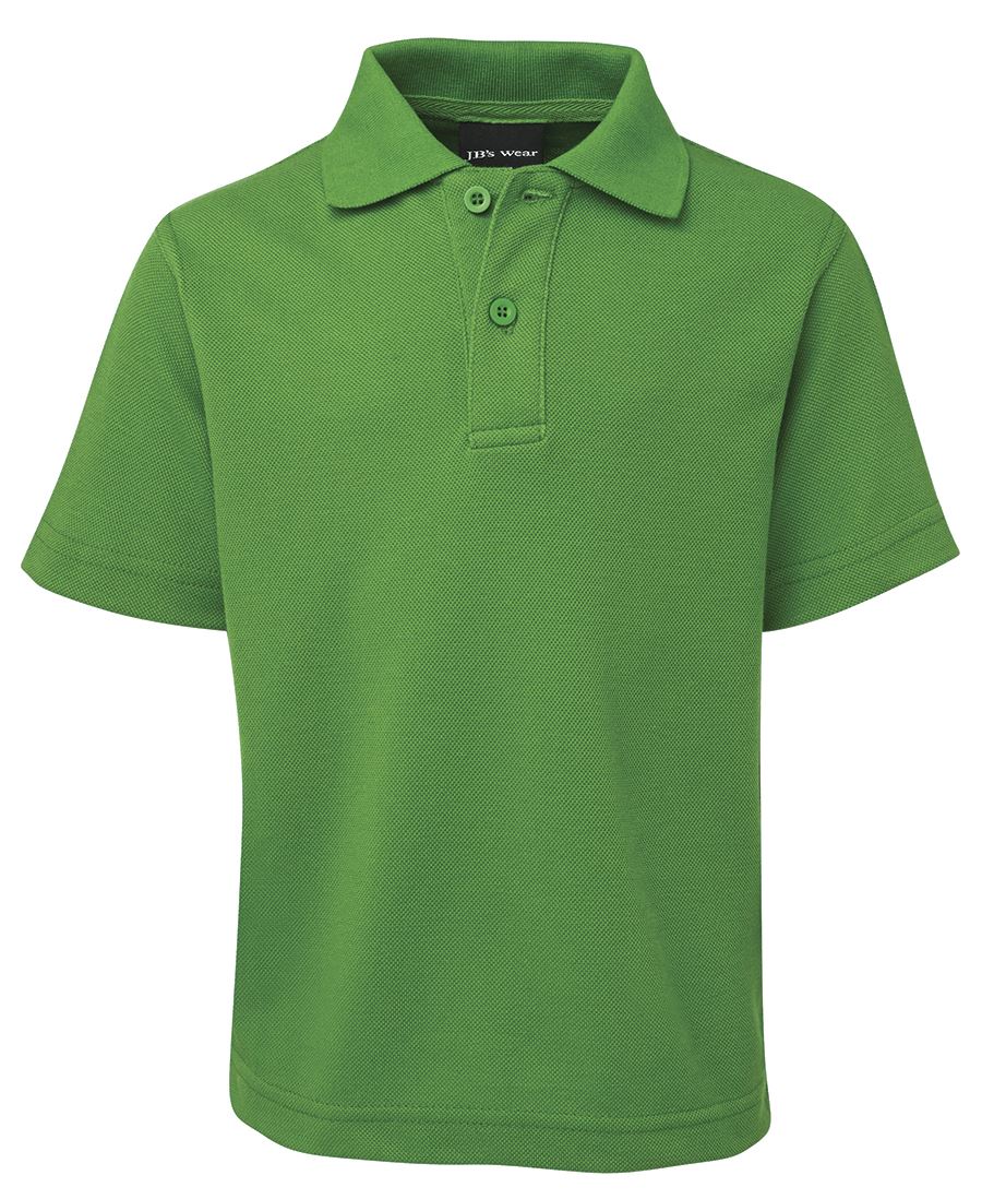 KIDS S/S 210 POLO - PEA GREEN