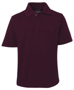 KIDS S/S 210 POLO - MAROON