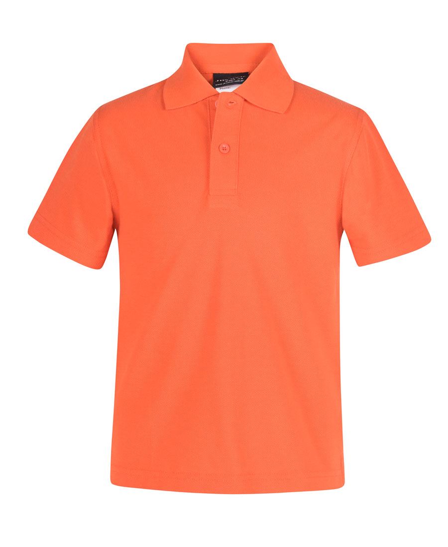 KIDS S/S 210 POLO - ORANGE