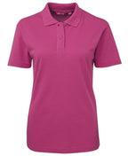 LADIES 210 POLO - HOT PINK