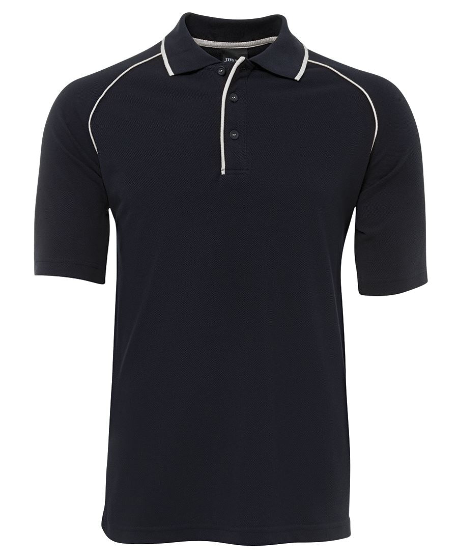 RAGLAN POLO - NAVY/WHITE