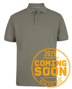 320G POPCORN COTTON POLO - SLATE