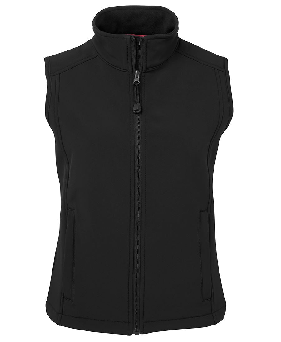 LADIES LAYER (SOFTSHELL) VEST - BLACK