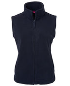 LADIES POLAR VEST - NAVY