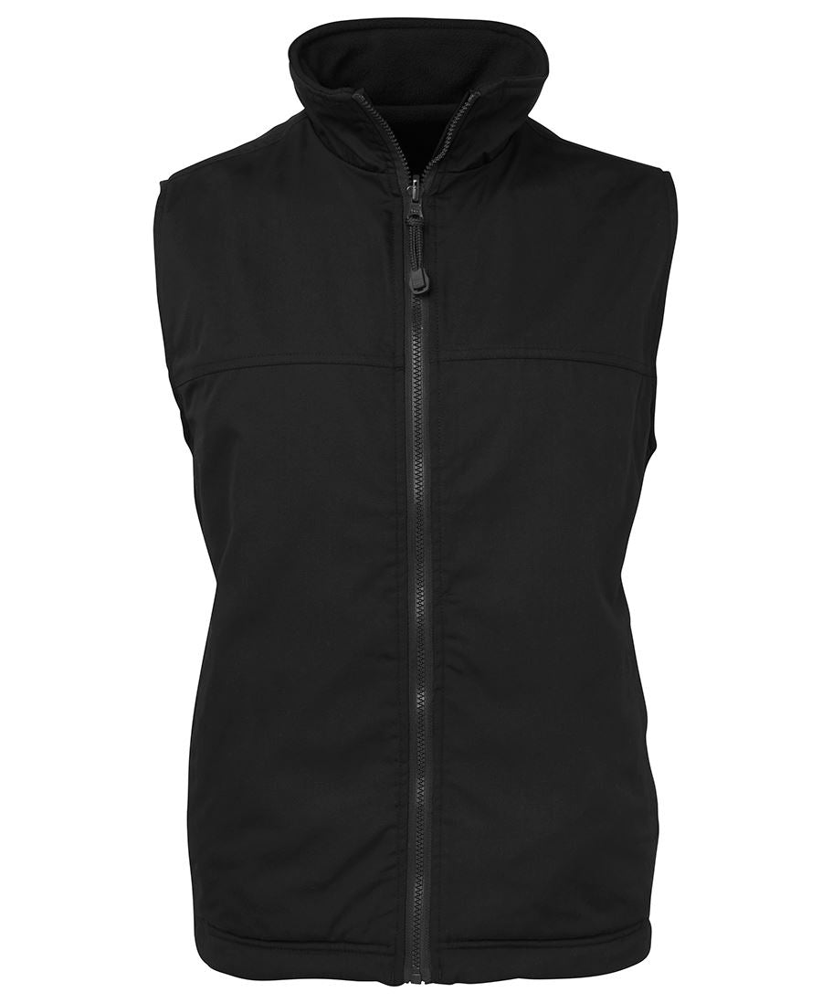 REVERSIBLE VEST - BLACK