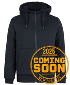 PREMIUM FULL ZIP 670G SHEPHERD HOODIE - BLACK/BLACK