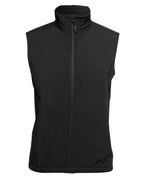 THREE LAYER SOFTSHELL VEST - BLACK