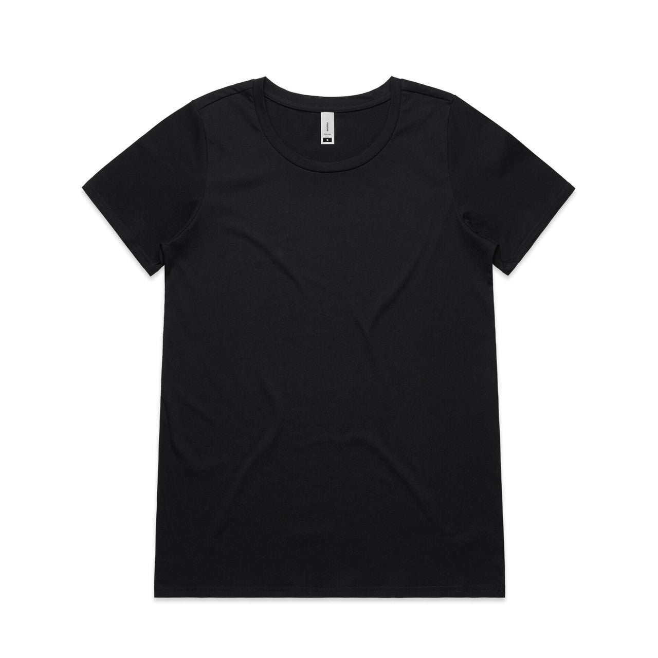 AS Colour Wo's Shallow Scoop Tee - Black - XL