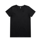 AS Colour Wo's Maple Scoop Tee - Black - 2XL