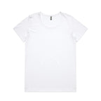 AS Colour Wo's Maple Scoop Tee - White - 2XL
