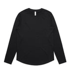 AS Colour Wo's Maple Curve L/S Tee - Black - 2XL