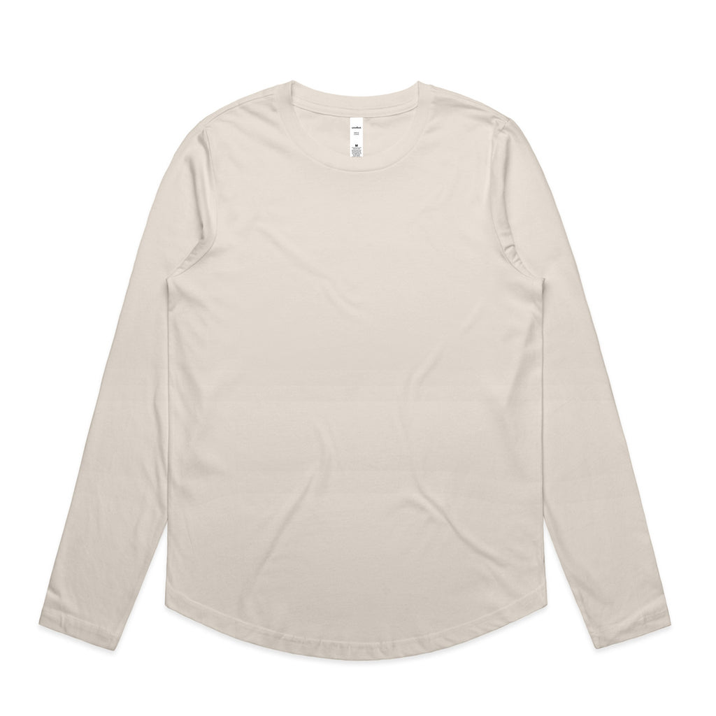 AS Colour Wo's Maple Curve L/S Tee - Bone - 2XL