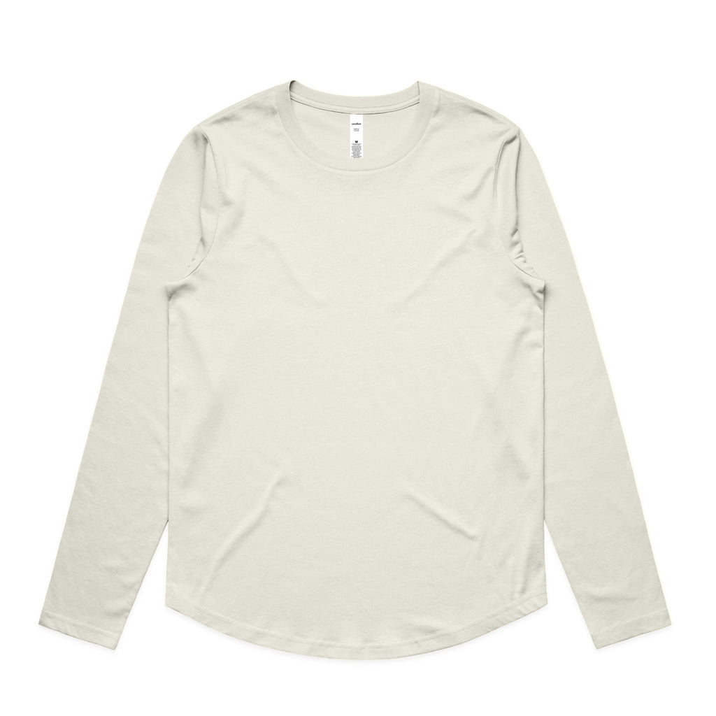 AS Colour Wo's Maple Curve L/S Tee - Ecru - 2XL