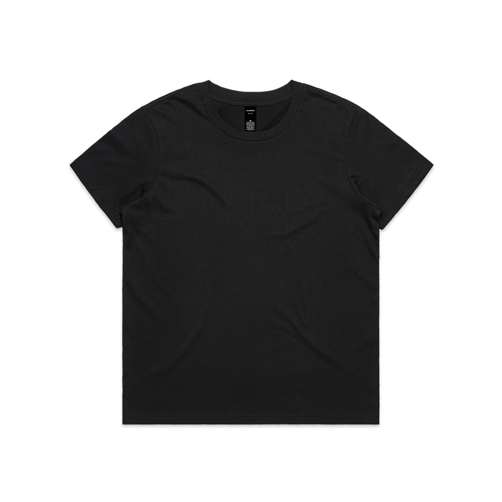 AS Colour Wo's Maple Minus Tee [-8cm] 4025 - Black - 2XL