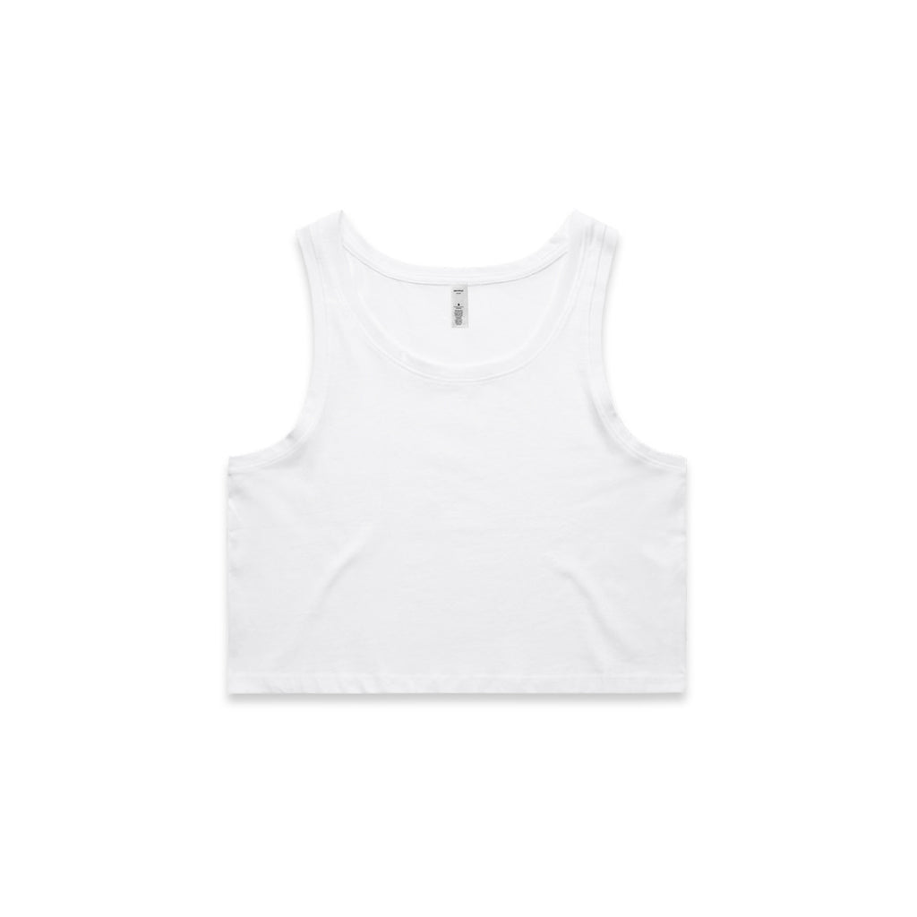 AS Colour Wo's Crop Singlet - White - XL