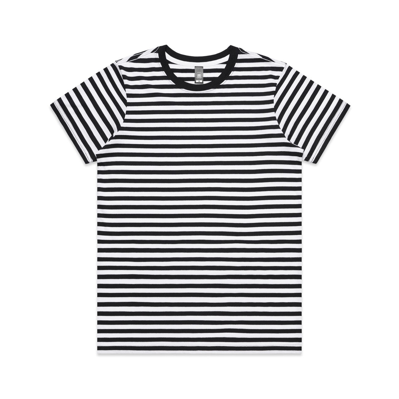 AS Colour Wo's Maple Stripe Tee - Black/White - 2XL