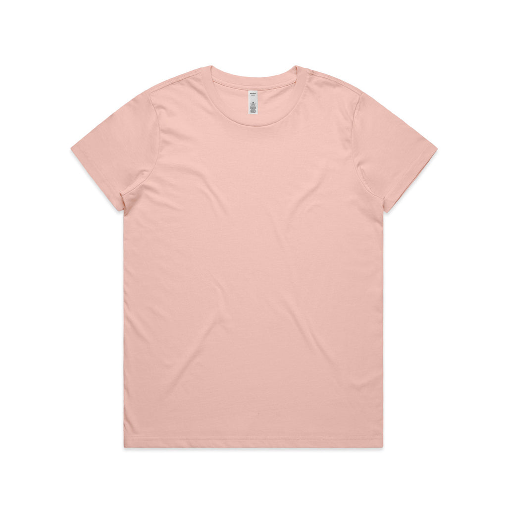 AS Colour Wo's Basic Tee - Pale Pink - 2XL