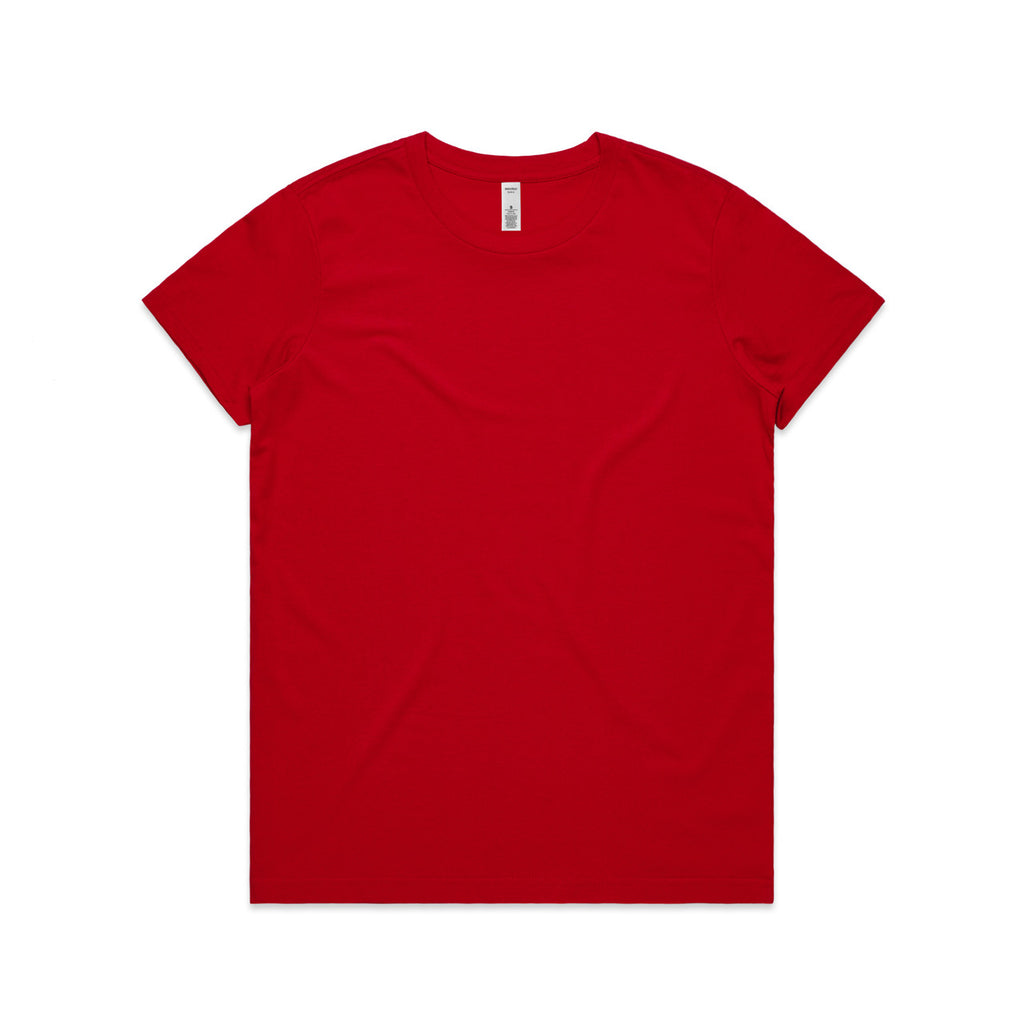 AS Colour Wo's Basic Tee - Red - 2XL
