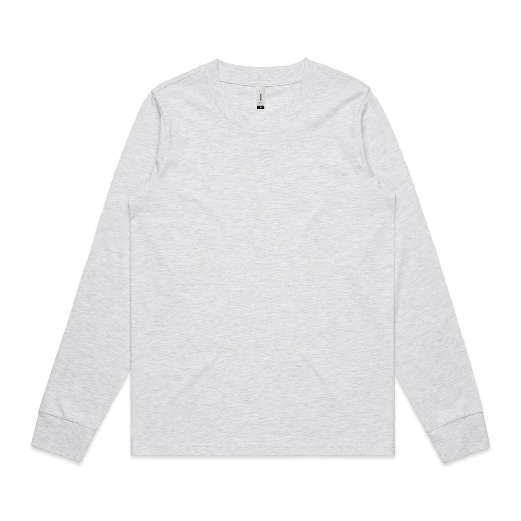 AS Colour Wo's Dice L/S Tee - Ash Heather - XL