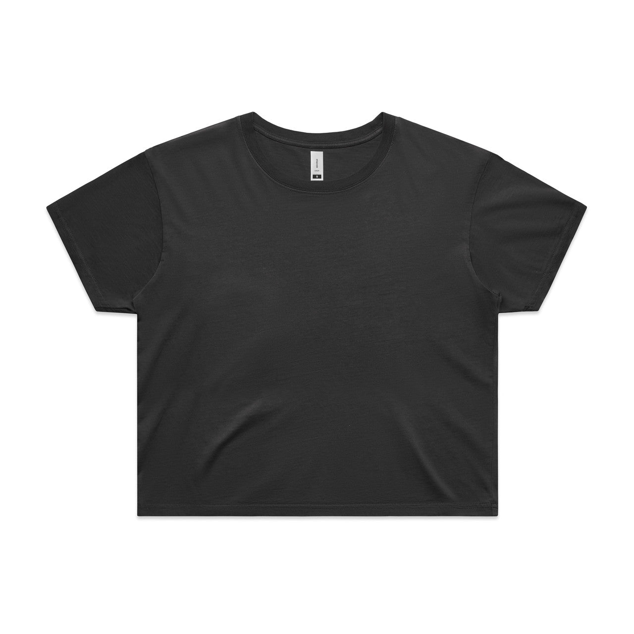 AS Colour Wo's Faded Crop Tee - Faded Black - XL