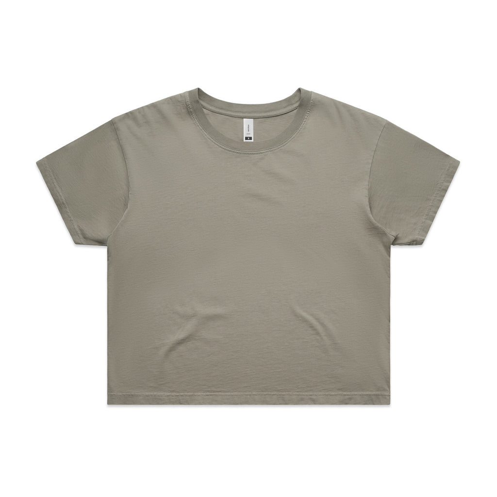 AS Colour Wo's Faded Crop Tee - Faded Dust - XL