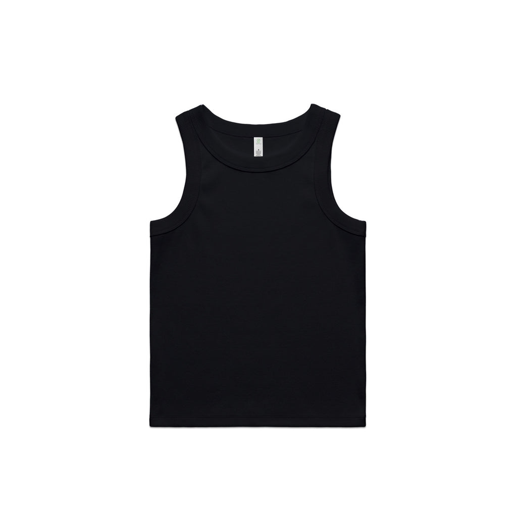 AS Colour Wo's Organic Rib Tank - Black - XL