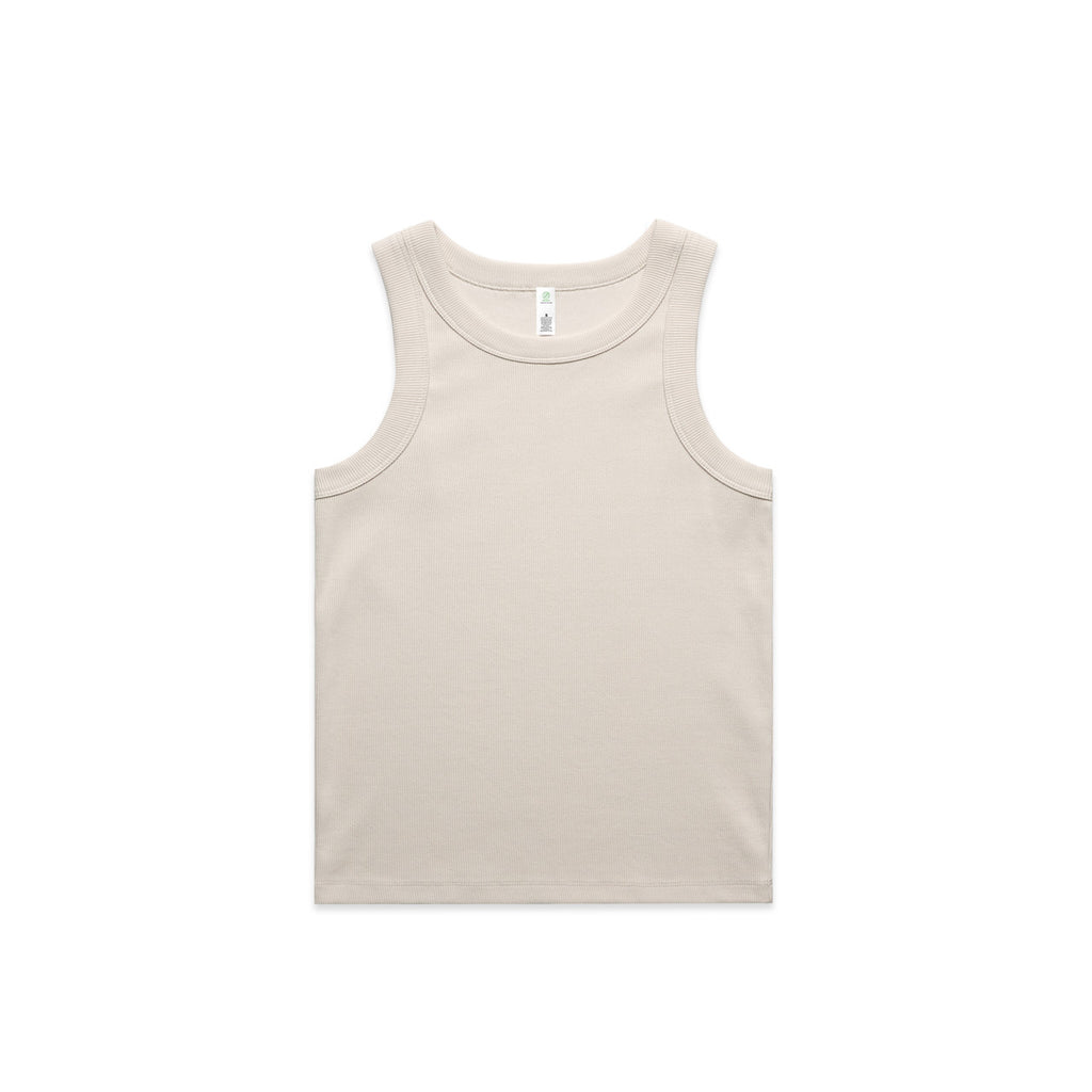 AS Colour Wo's Organic Rib Tank - Bone - XL