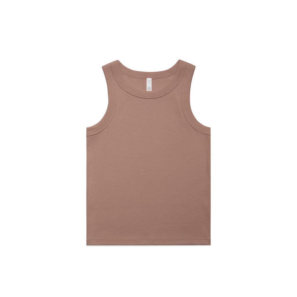 AS Colour Wo's Organic Rib Tank - Hazy Pink - XL