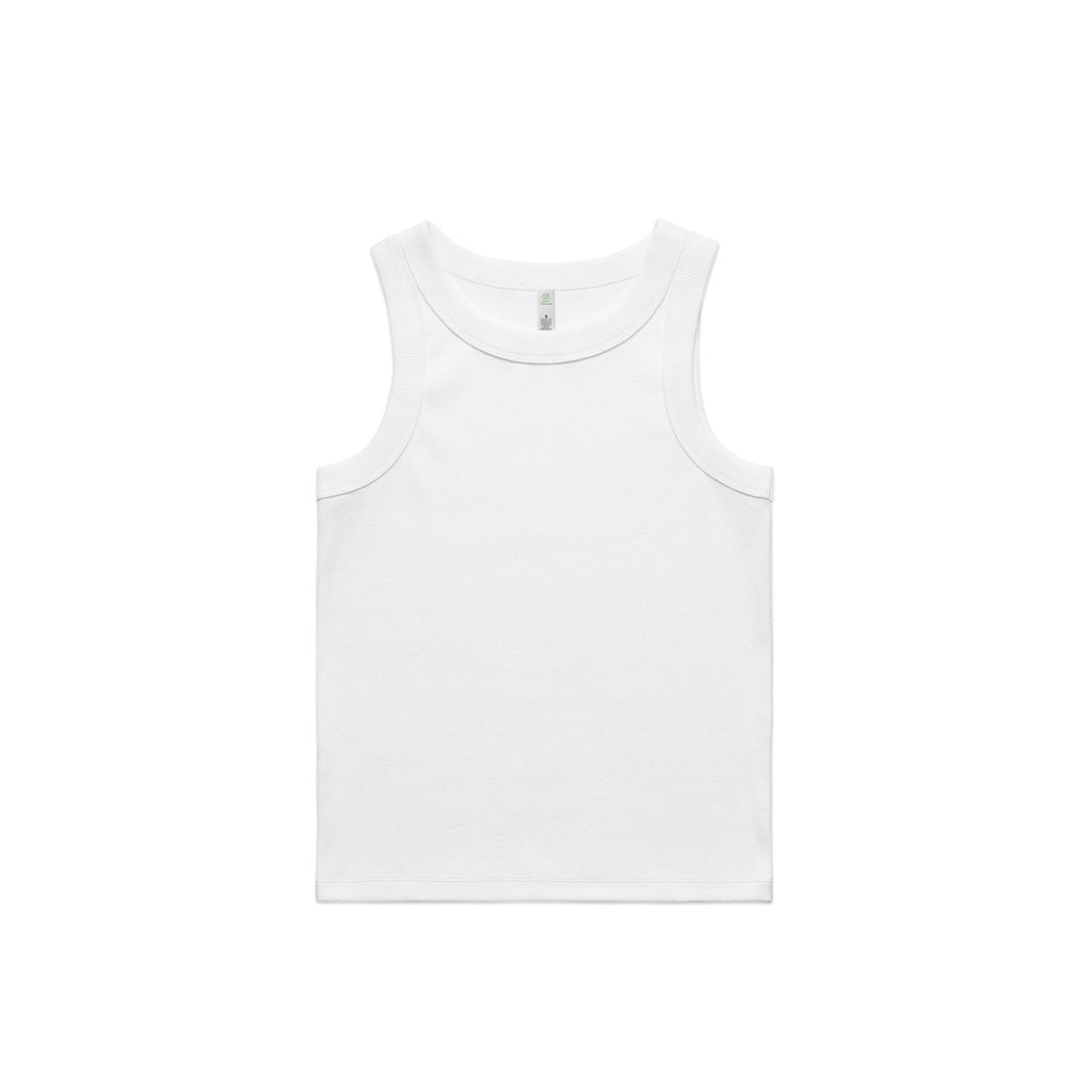 AS Colour Wo's Organic Rib Tank - White - XL