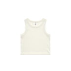 AS Colour Wo's Organic Rib Crop Tank - Ecru - XL